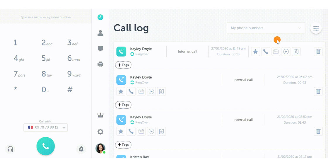 call-recording-dahsboard